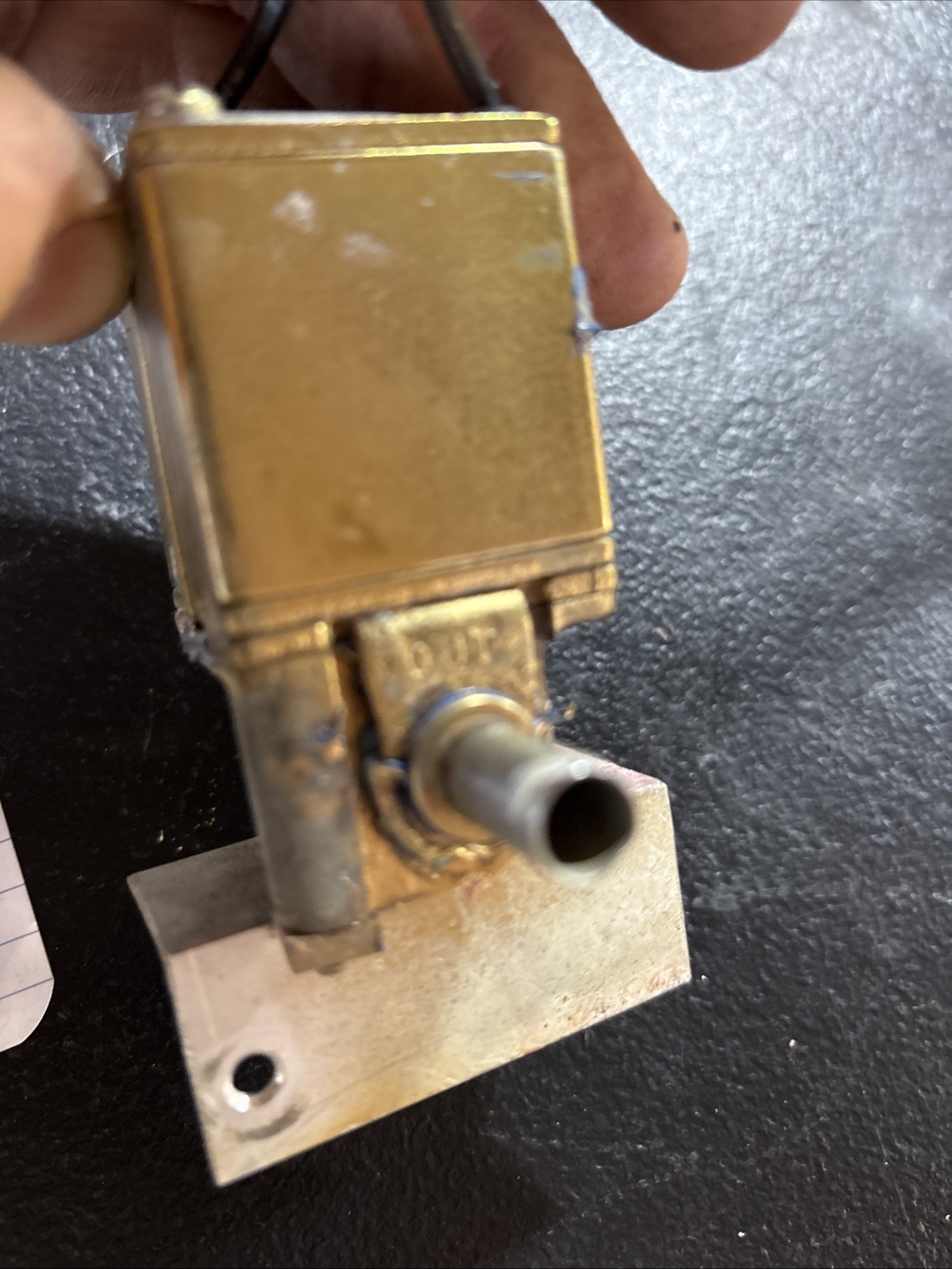 Duotonic Edwards Pierce Embalming Machine, Electric Fluid Shut Off Solenoid Used