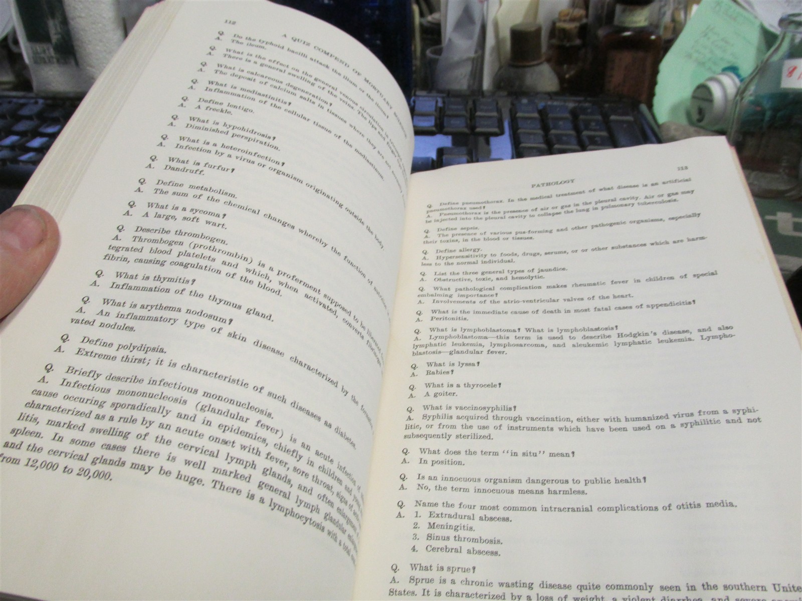 A Quiz Compend of Mortuary Science by Clarence G Strub Royal Bond Embalming Book
