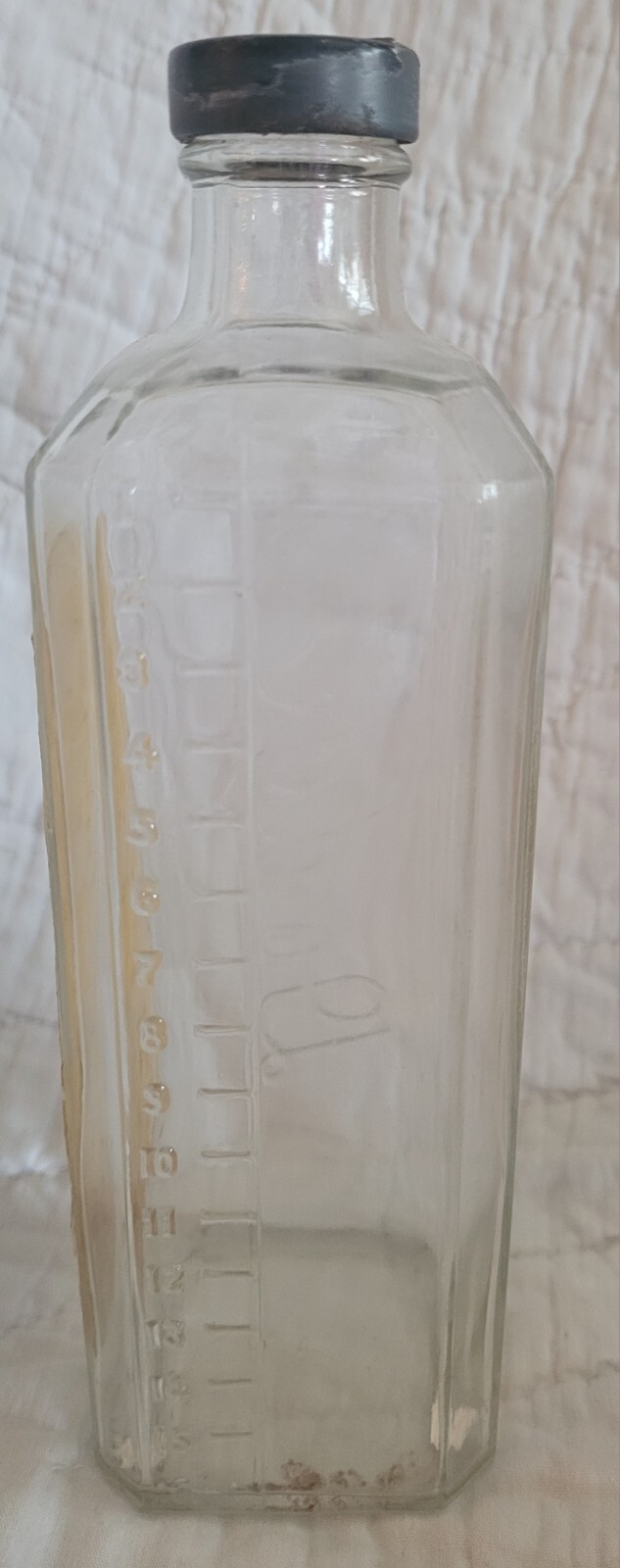 VIntage Dodge PermaFlow Embossed Embalming Bottle