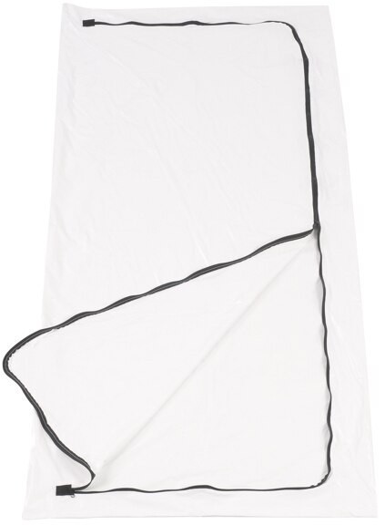 Human Remains Pouch 36×90 Body Bag with Zipper – White – 20 ct
