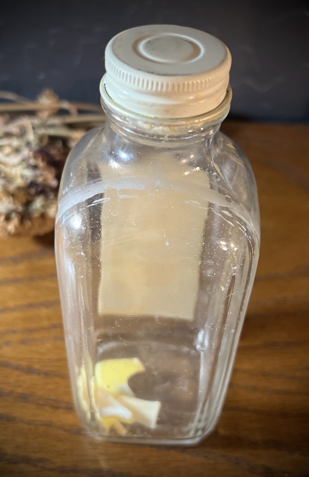 Vintage embalming Hydrol chemical co tissue builder glass bottle Philadelphia