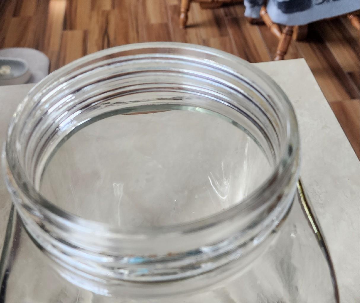 ANTIQUE DODGE CHEMICAL CO. BOSTON MA. 4 QT EMBALMING FLUID MORTICIAN GLASS JAR