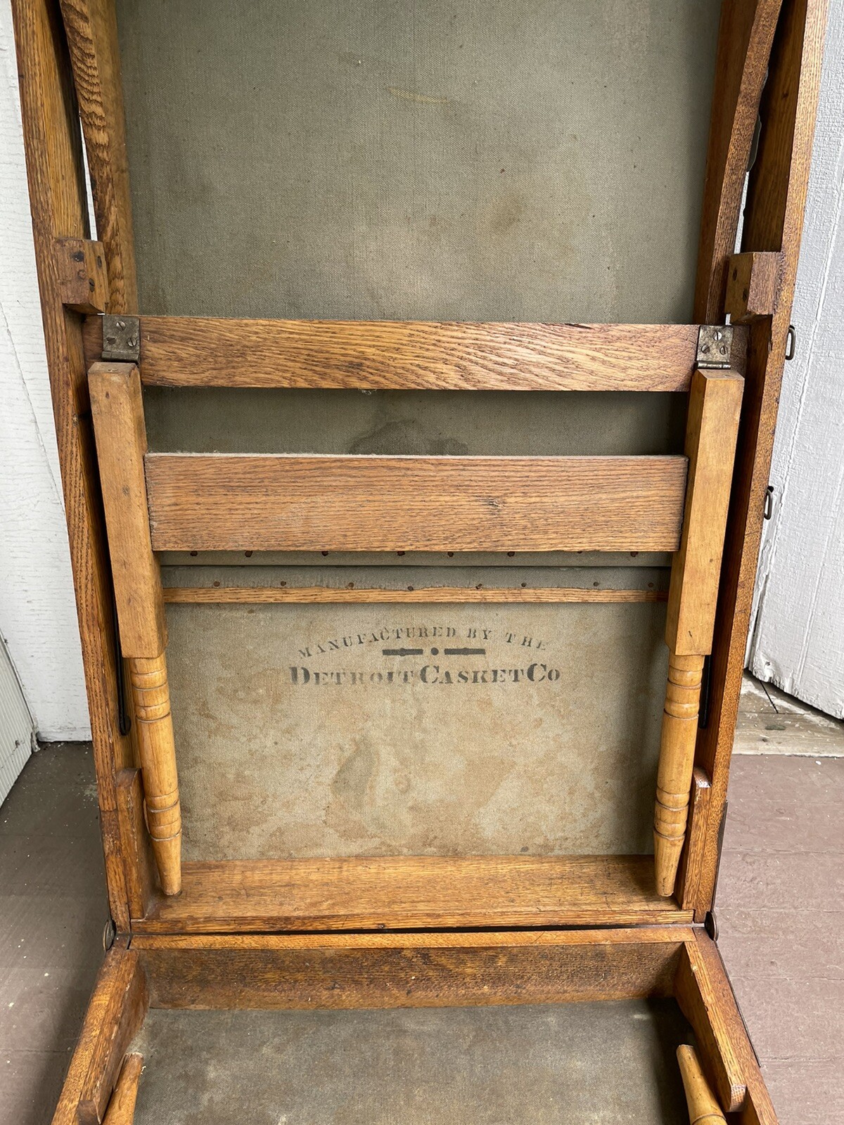Early 20th Century Morticians Portable Cooling Board