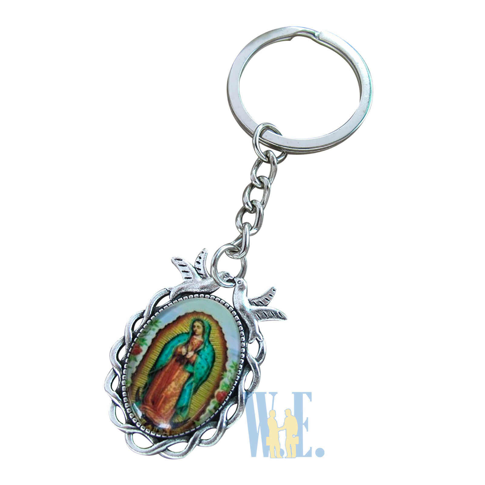 Funeral Memorial Favor Our Lady of Guadalupe Keychains Celebration (12 pieces)
