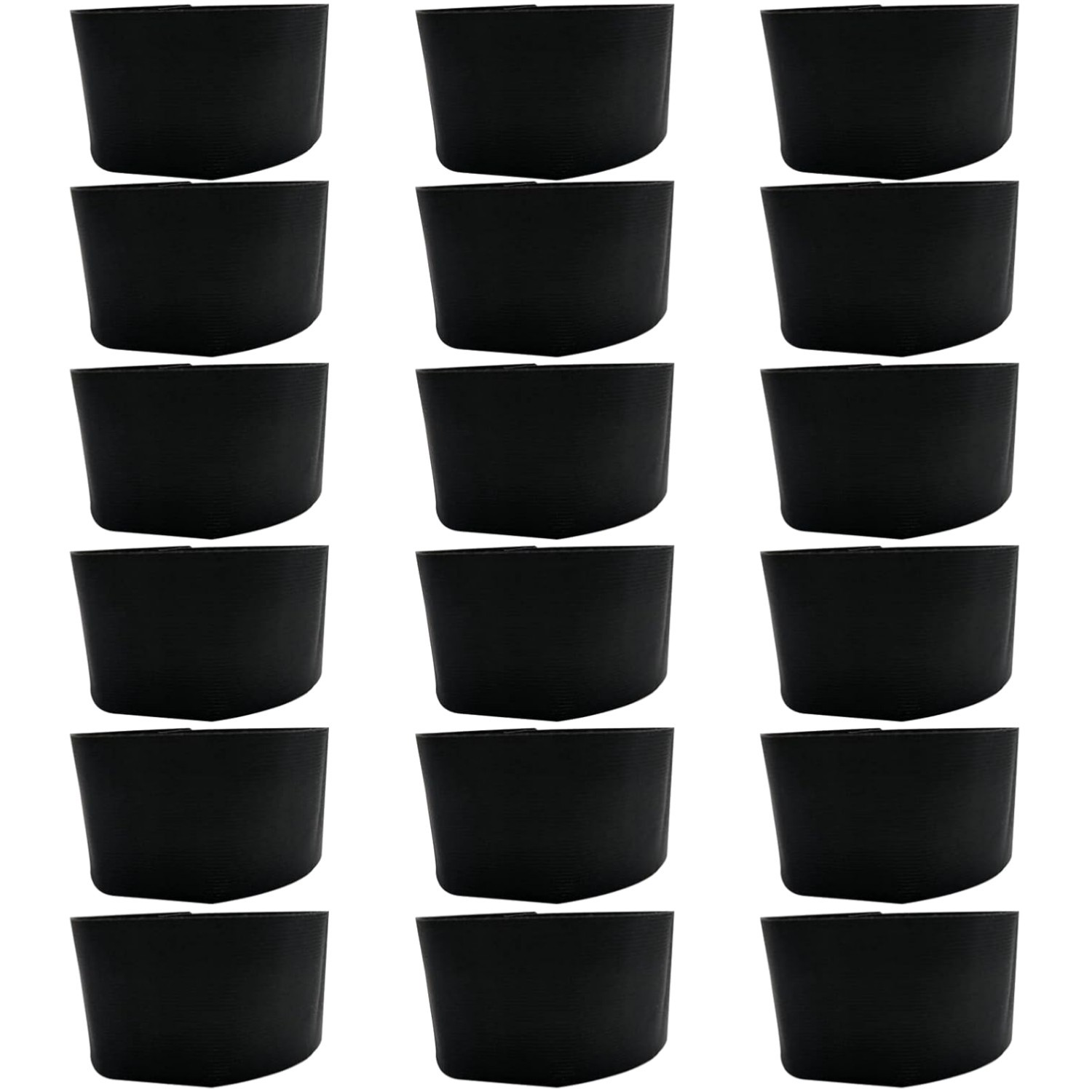 18pcs Adjustable Funeral Mourning Bands – Black Soccer Armbands for Tributes