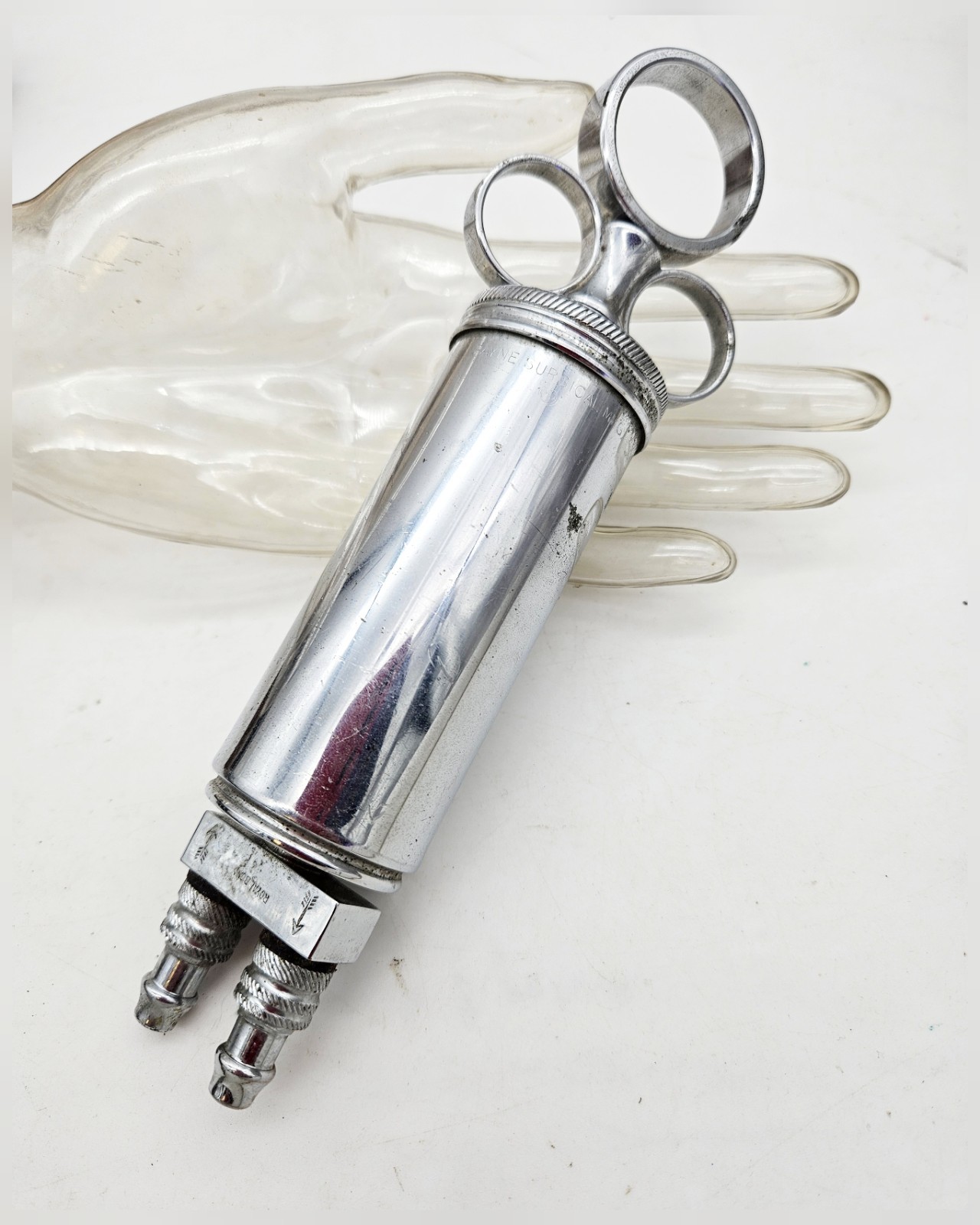 Antique Embalming Sryinge Mortuary Death Undertaker FUNERAL MORTICIAN Royal Bond
