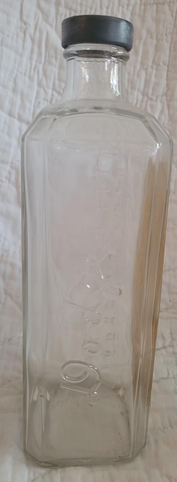 VIntage Dodge PermaFlow Embossed Embalming Bottle