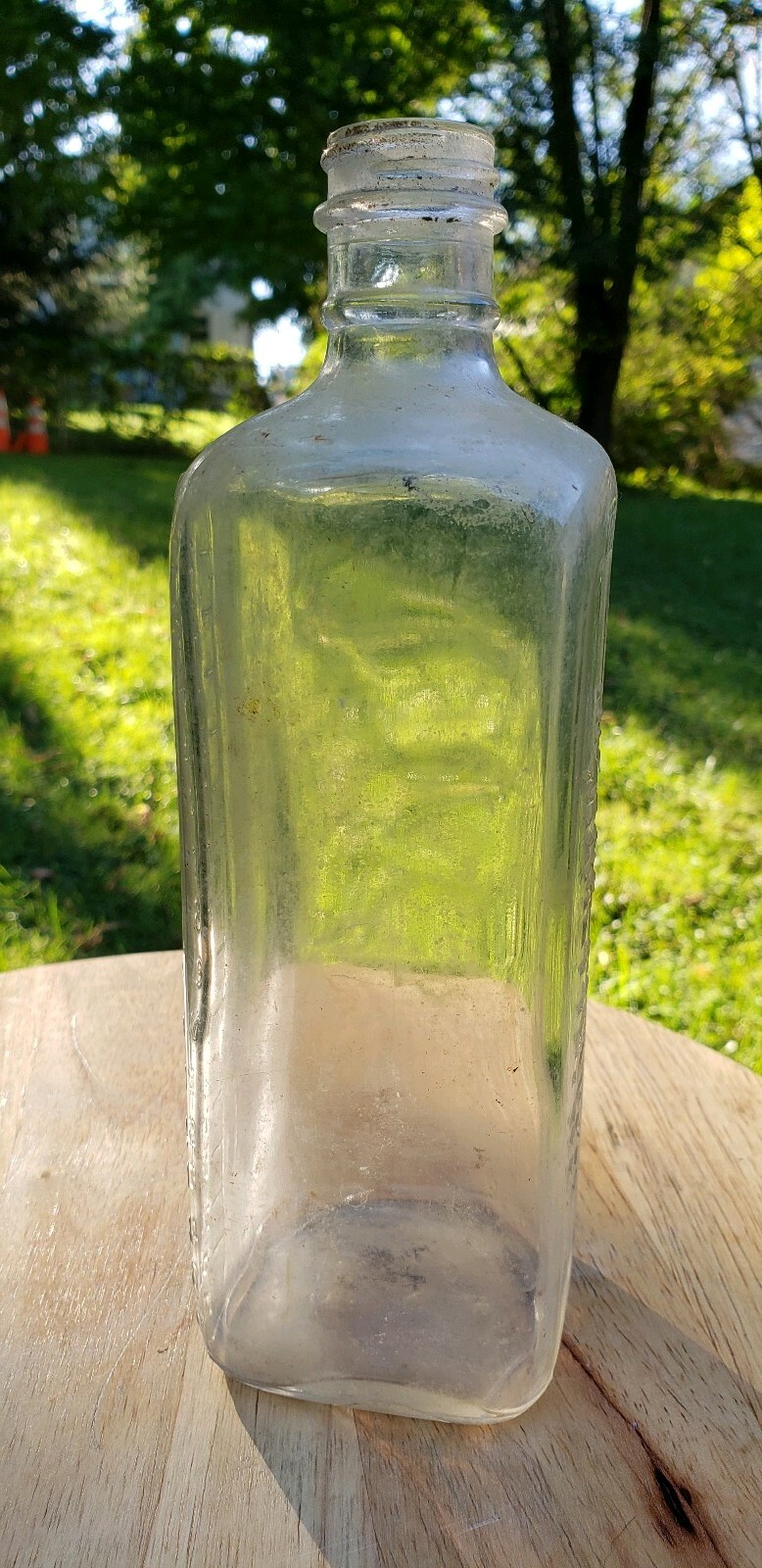Vintage Hizone Embalming Fluid Bottle Sandow Cavity Fluid Wilmette ILL Poison