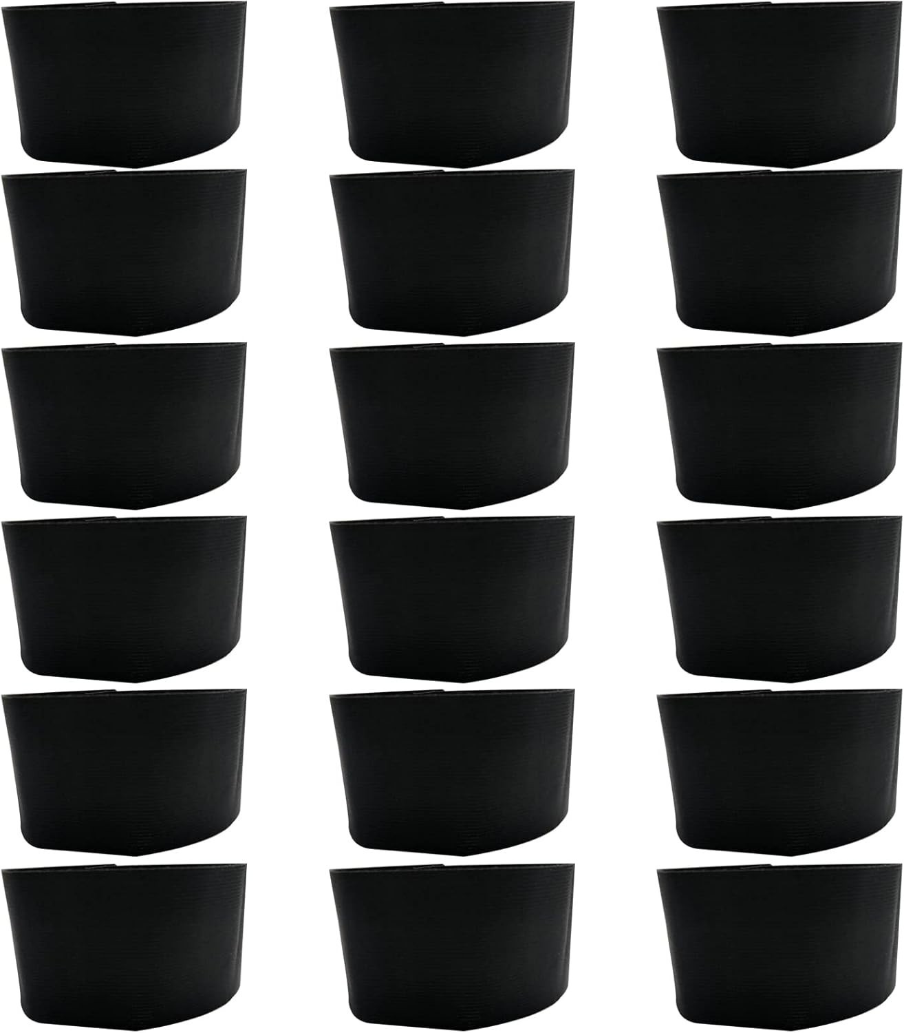 18pcs Adjustable Funeral Mourning Bands – Black Soccer Armbands for Tributes