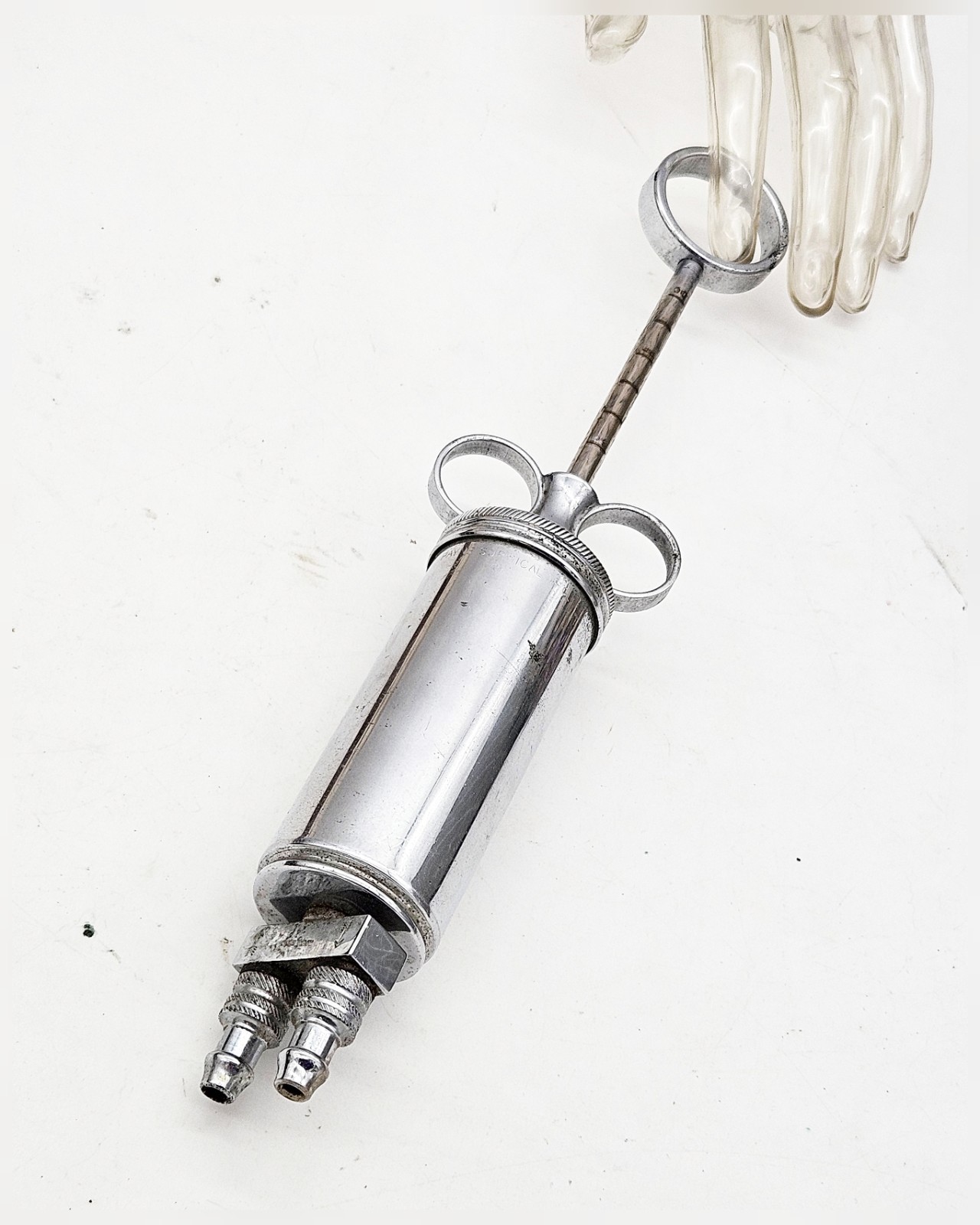 Antique Embalming Sryinge Mortuary Death Undertaker FUNERAL MORTICIAN Royal Bond