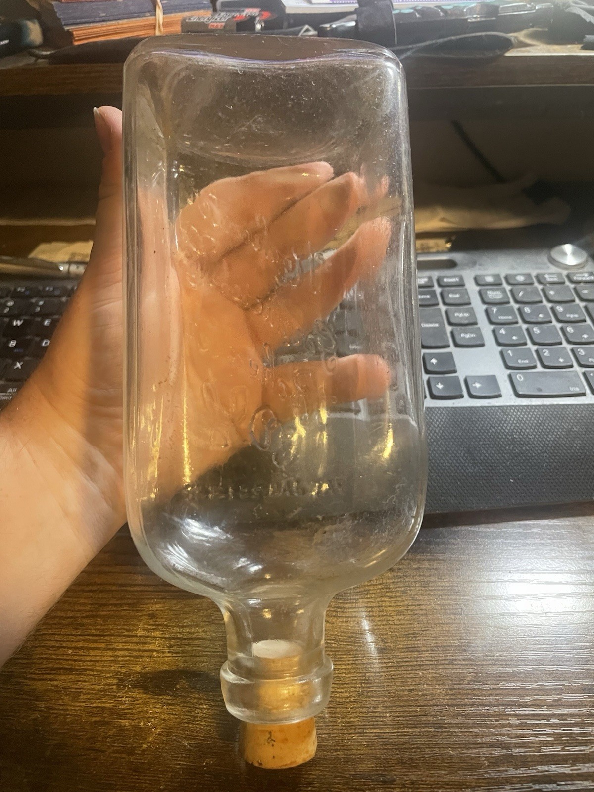 Vintage Rochester Germicide Co Embalming Fluid Bottle – Rochester, New York
