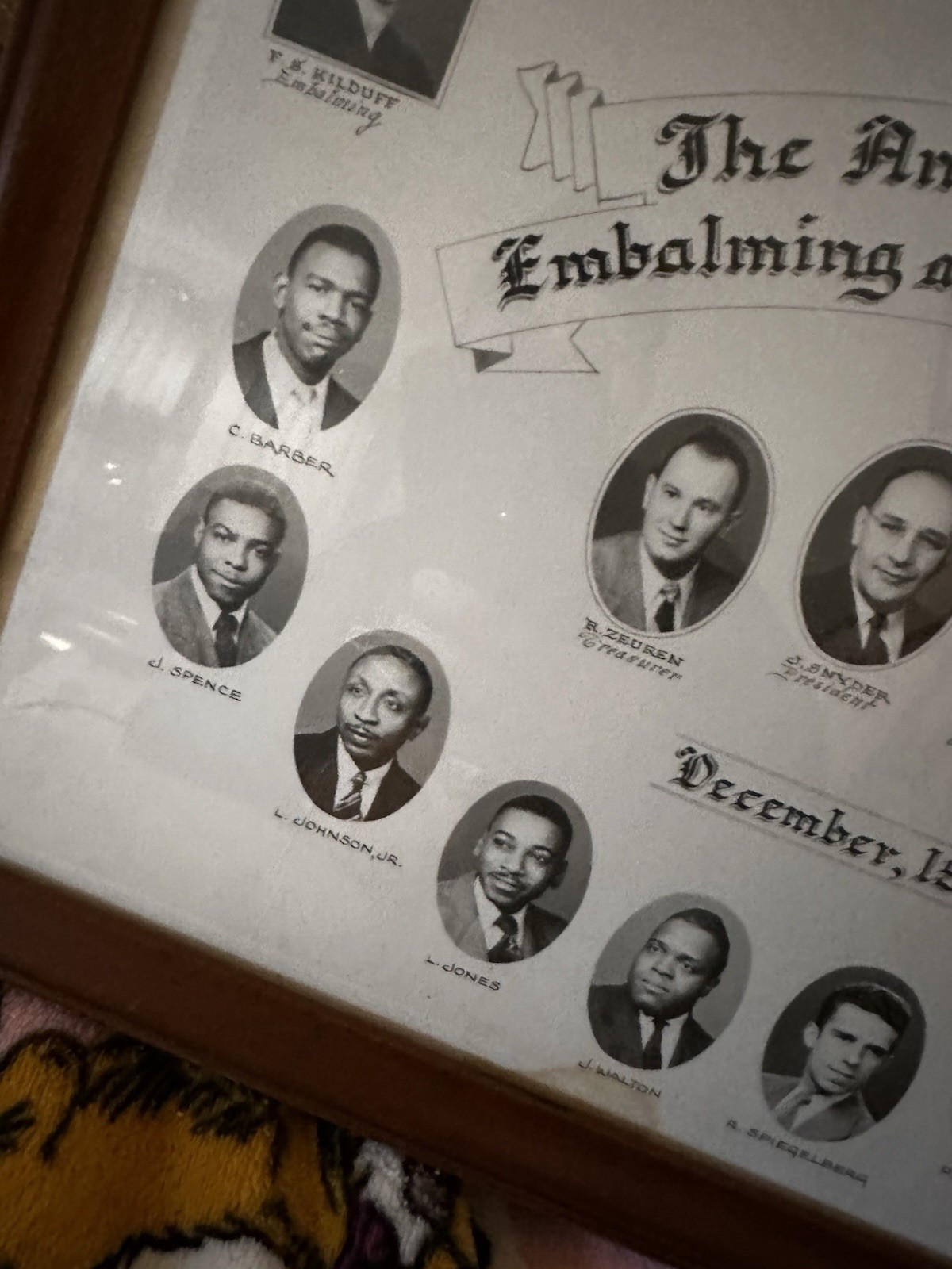 Embalming And Mortuary Research American Academy 1949 Members
