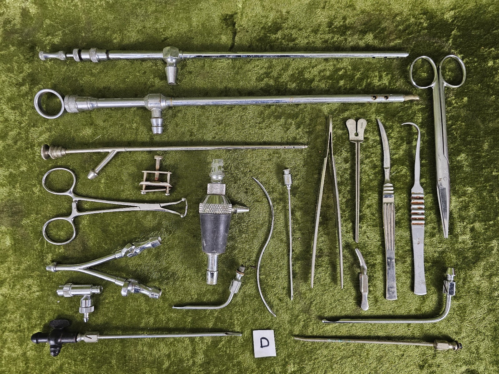 Lot of 20 Embalming Instruments tools mortuary surgery funeral