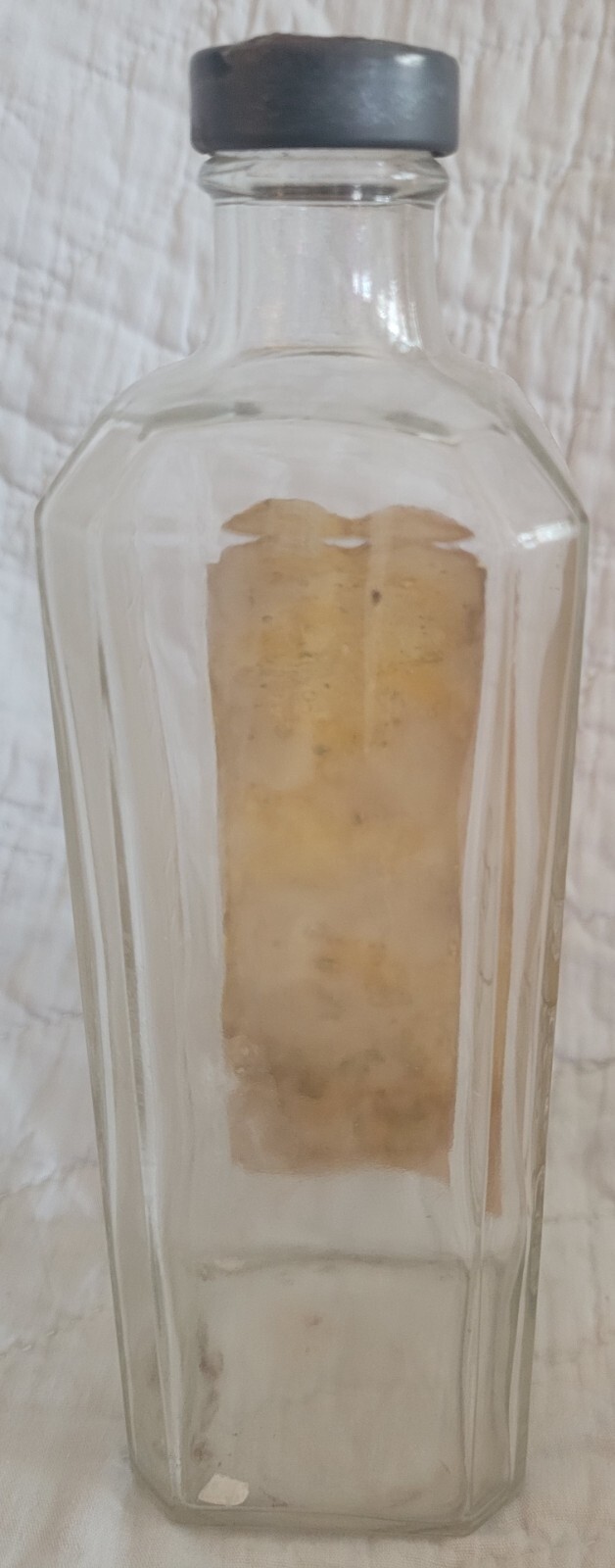 VIntage Dodge PermaFlow Embossed Embalming Bottle