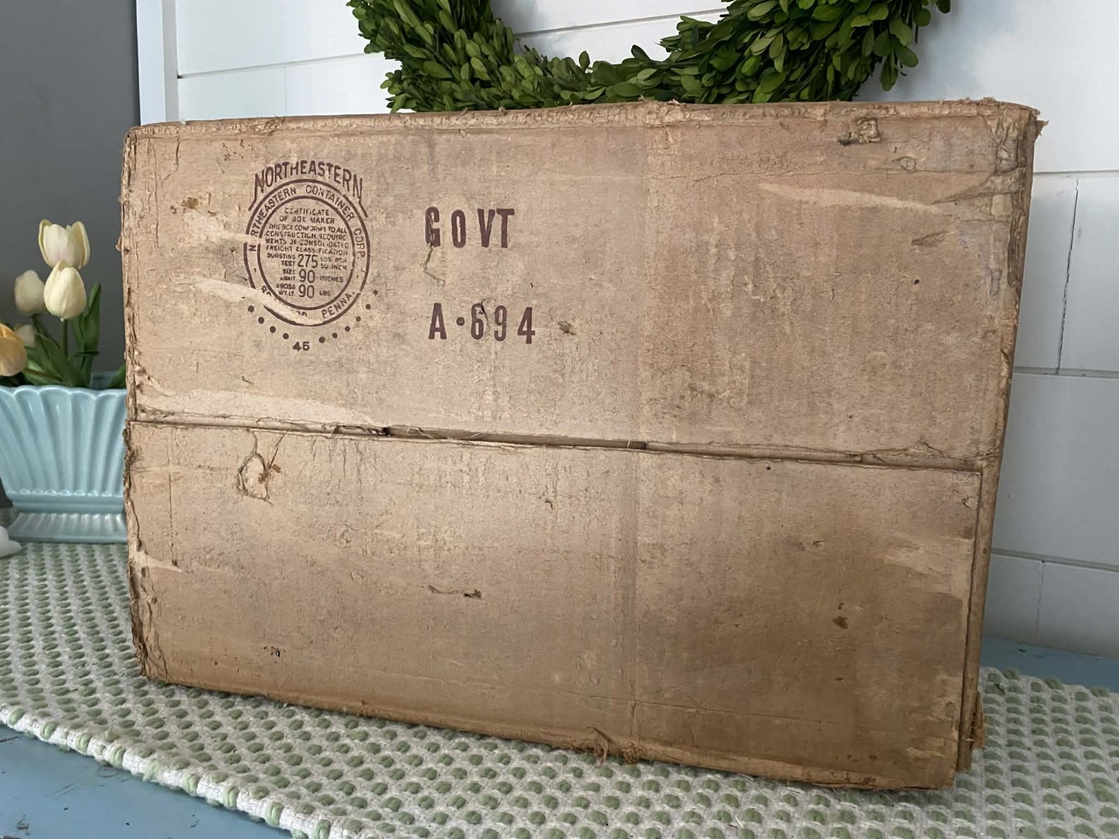 Original 1930s/40s Dodge Chemical Company Embalming Fluid Empty Box